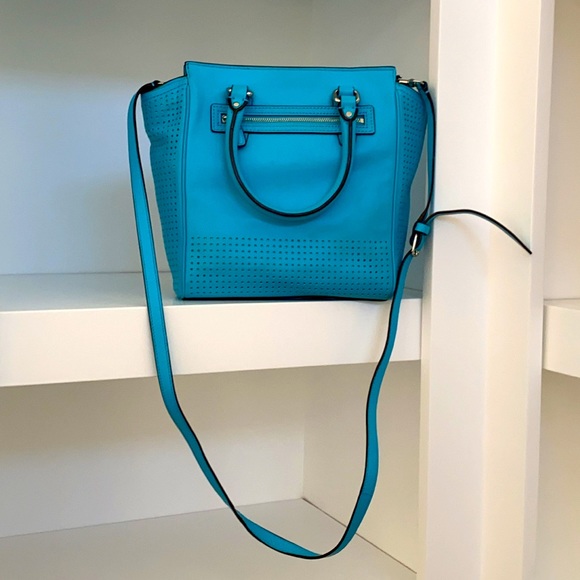 Coach Legacy Perforated Mini Tanner Bag - Blue - Picture 4 of 11